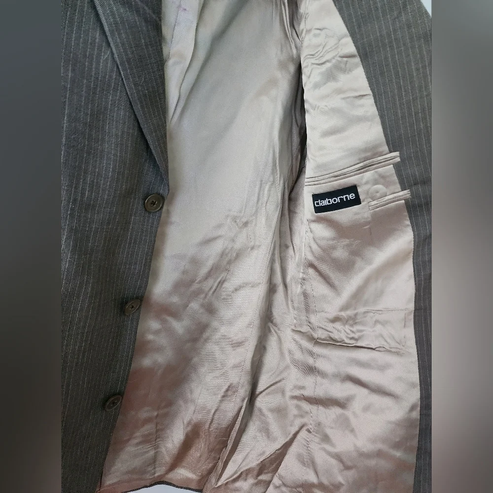 Claiborne Mens Suit Jacket Size 40L